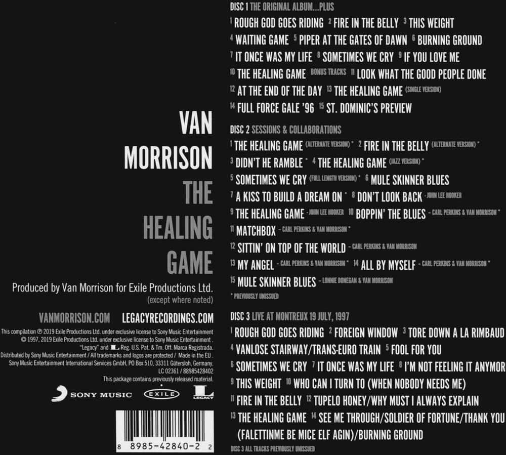 Van Morrison / The Healing Game (Deluxe Edition)(3CD)