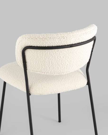 Стул Carol, белое букле