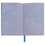 Ежедневник недатированный А5 (138х213 мм), BRAUBERG VISTA, под кожу, твердый, 136 л., "Marble", 112008