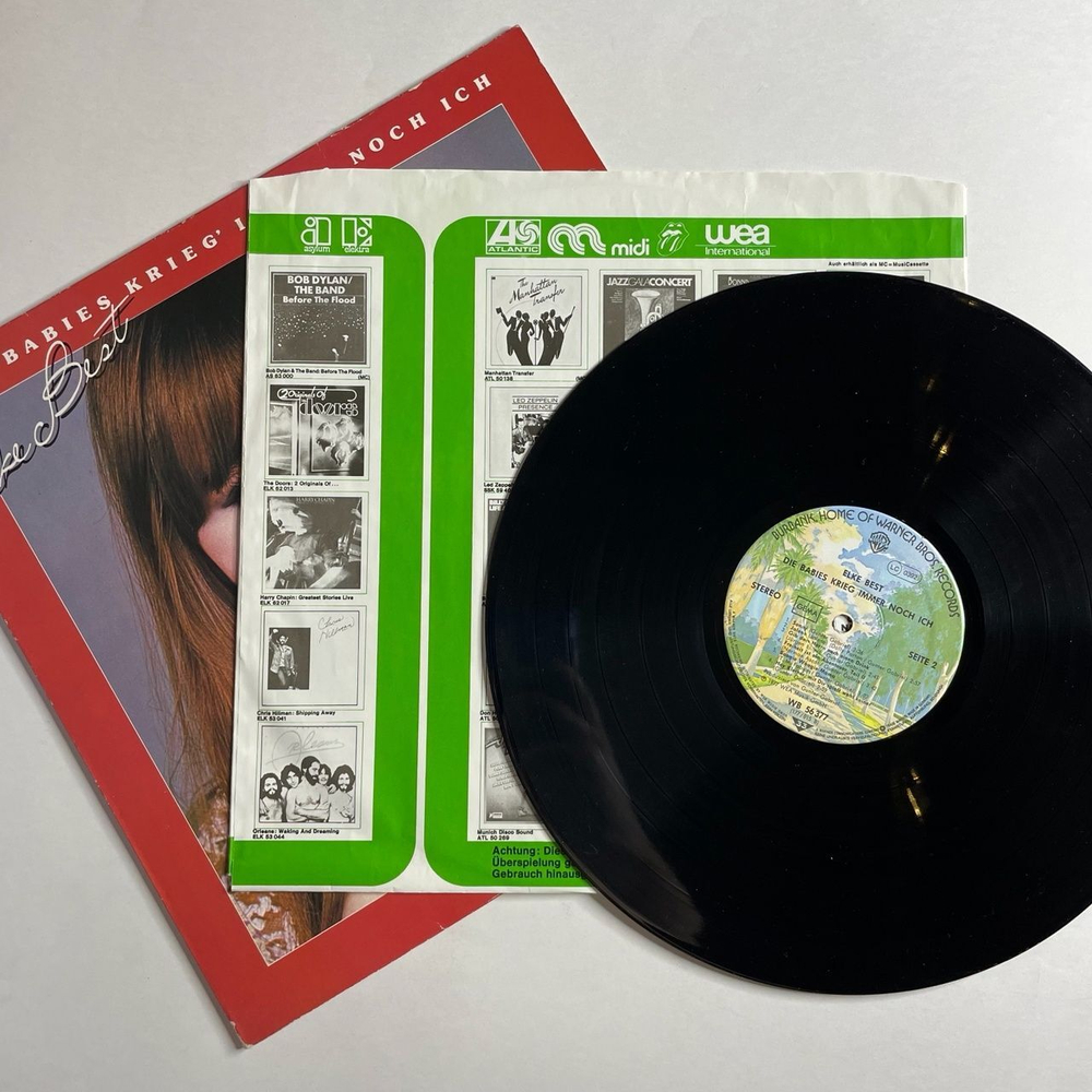 Винтажная виниловая пластинка LP Elke Best Die Babies Krieg' Immer Noch Ich (Germany 1977)