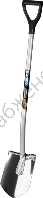 ЗУБР Артель-НС, 280 х 190 х 1200мм, полотно 2 мм закалено, нержавеющая сталь, алюминиевый изогнутый черенок, штыковая лопата, Профессионал (4-39407)