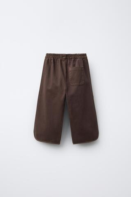 ZARA БРЮКИ-КЮЛОТЫ, КОРИЧНЕВЫЙ