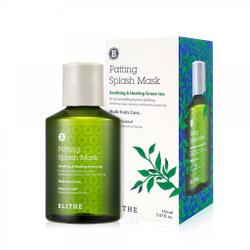 Blithe Soothing&Healing Green Tea Splash Mask успокаивающая сплэш-маска для проблемной кожи с зеленым чаем