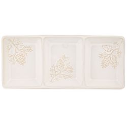 МЕНАЖНИЦА 3 СЕКЦИИ КОЛЛЕКЦИЯ "PINE CONES", 33*14*3,5 СМ