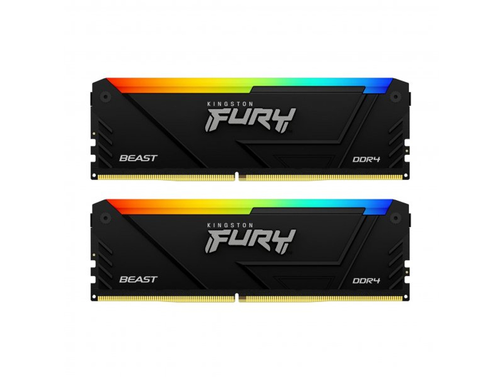 Оперативная память Kingston Fury KF436C17BB2AK2/16, DDR4 2х 16ГБ 3600 МГц, DIMM, RTL