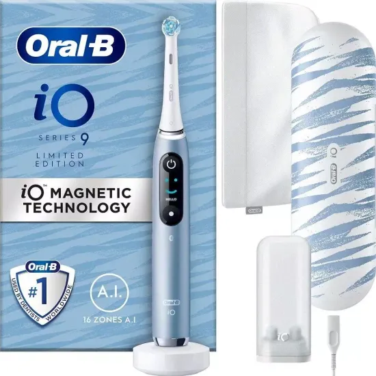 Электрическая зубная щетка Oral-B iO Series 9 Limited Edition, Аквамарин