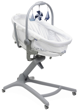 Детская кроватка-стульчик Chicco Baby Hug Pro 5 в 1 White Cream