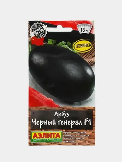 Арбуз Черный Генерал 5шт (Аэлита)