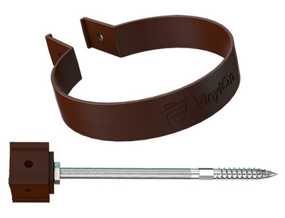 ХОМУТ ТРУБЫ VINYLON с крепежом 160 мм