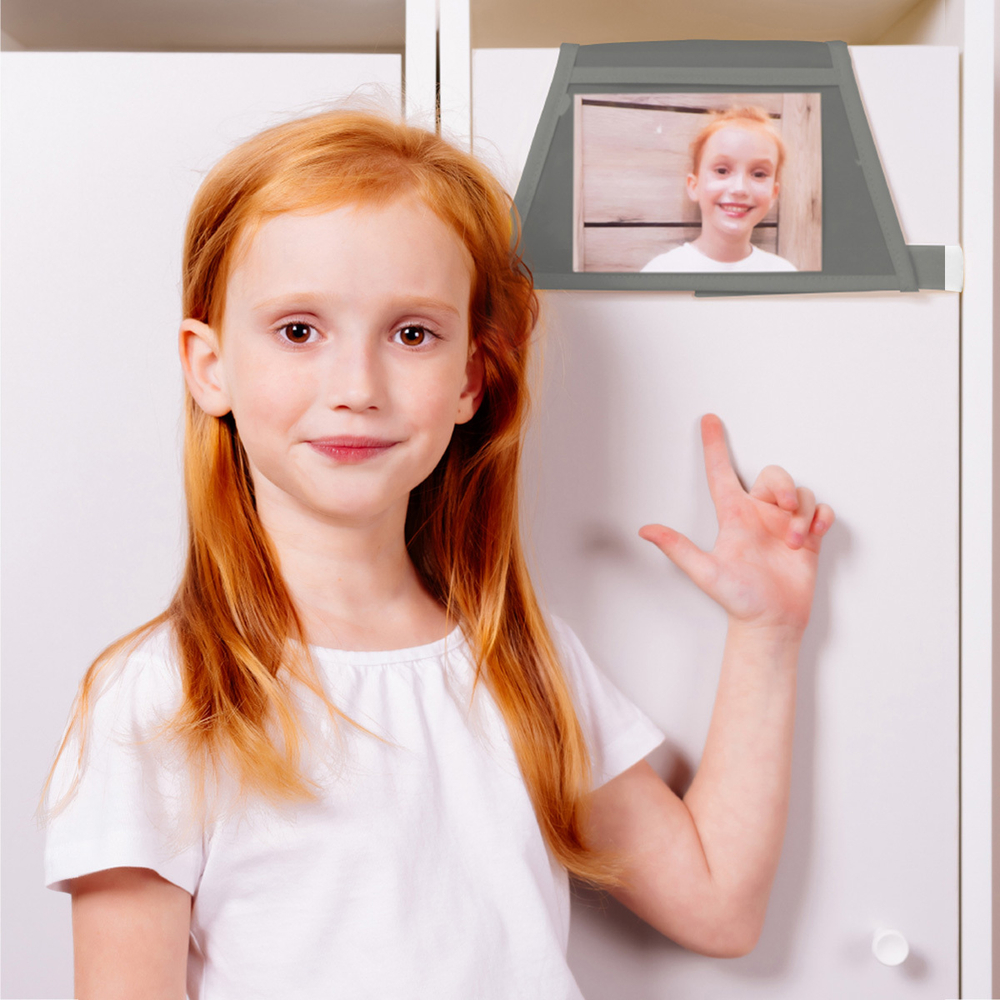 Кармашки для детского сада на липучке. Зайка