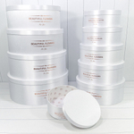 Коробка 52х19.5 см Набор 10 шт с атласной тканью (Белый)