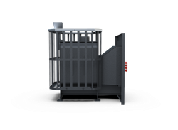 Банная печь Душа- 15 Сетка Высечка Закрытая Каменка панорама 8мм