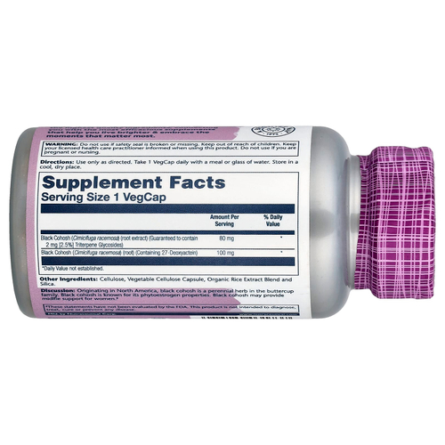 Solaray, жизненно важных экстрактов, воронец кистевидный, 30 растительных капсул