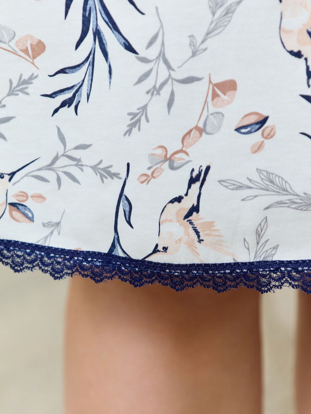 Ночная сорочка Рельеф-1 Виотекс СИНИЙ