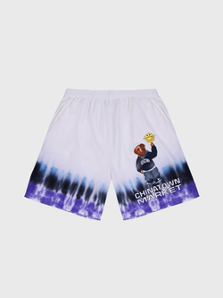 Шорты ChinaTown Market Smiley Bear Short White Tie Dye