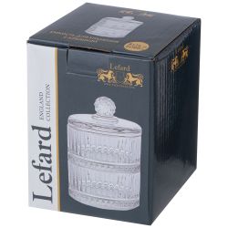 ЕМКОСТЬ ДЛЯ ХРАНЕНИЯ LEFARD С КРЫШКОЙ 2 ЯРУСА "ROXY" 8*14 СМ, 180 МЛ (КАЖДАЯ)