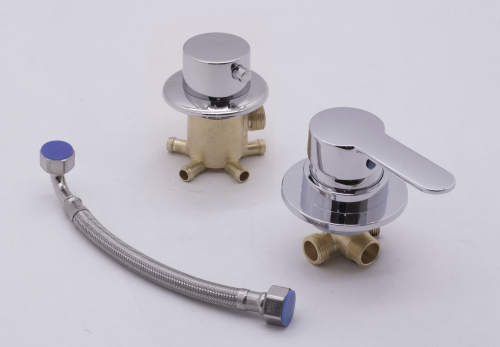 38023 Смеситель для душ кабины под штуцер (3 режима) HANSEN (10/1шт)