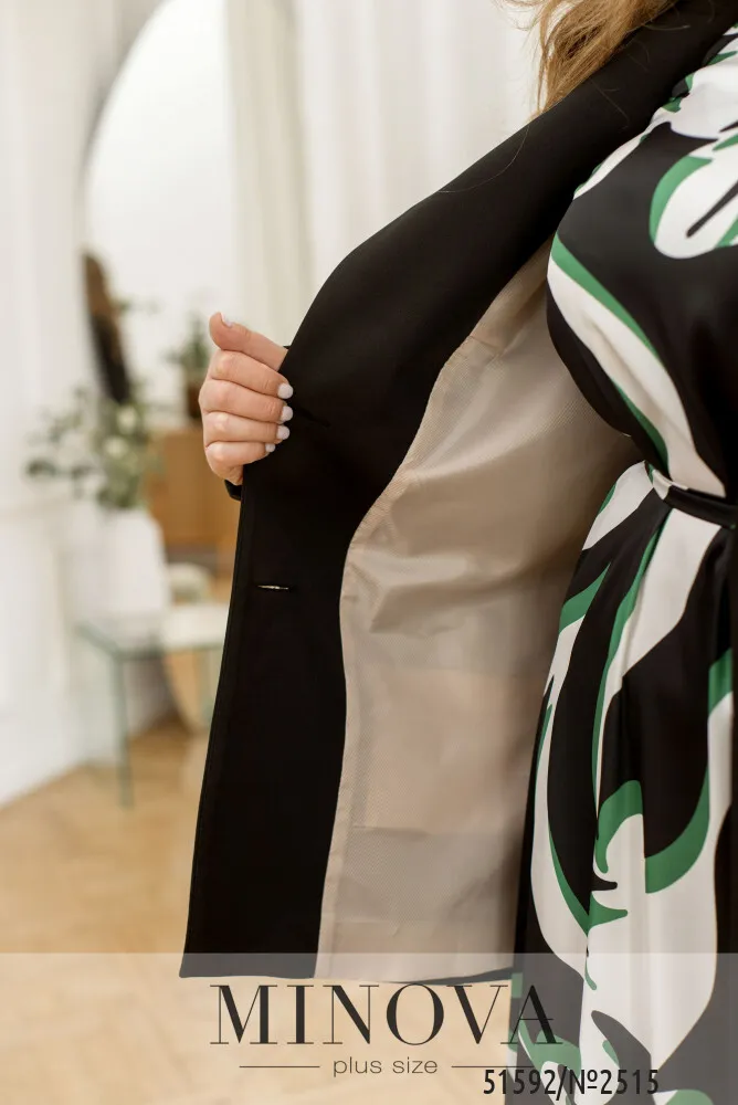Пиджак 2515-черный Minova