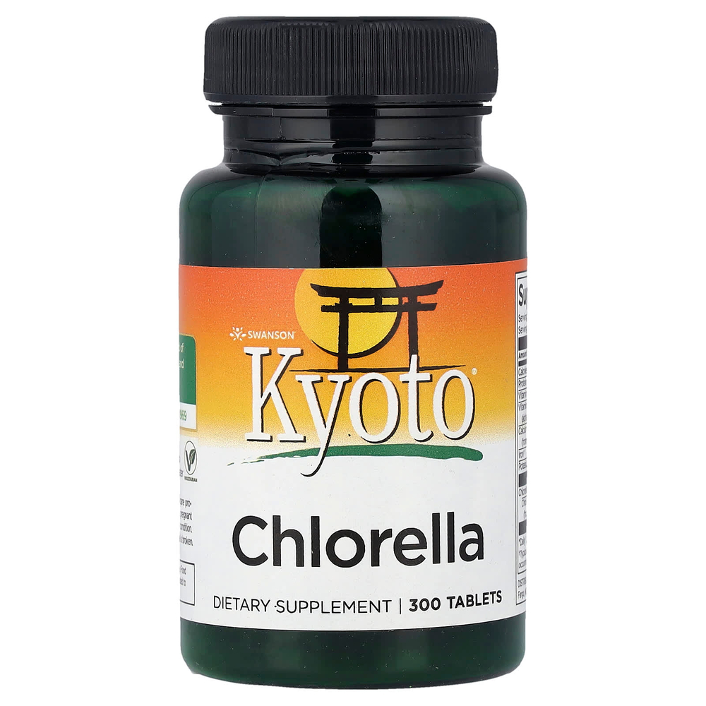 Swanson, Kyoto®, хлорелла, 300 таблеток