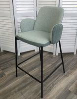 Полубарный стул NYX (H=65cm) VF113 светлая мята / VF115 серо-зеленый
