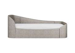 Диван-кровать KIDI Soft с низким изножьем 90*200 см (коричневый, рогожка)