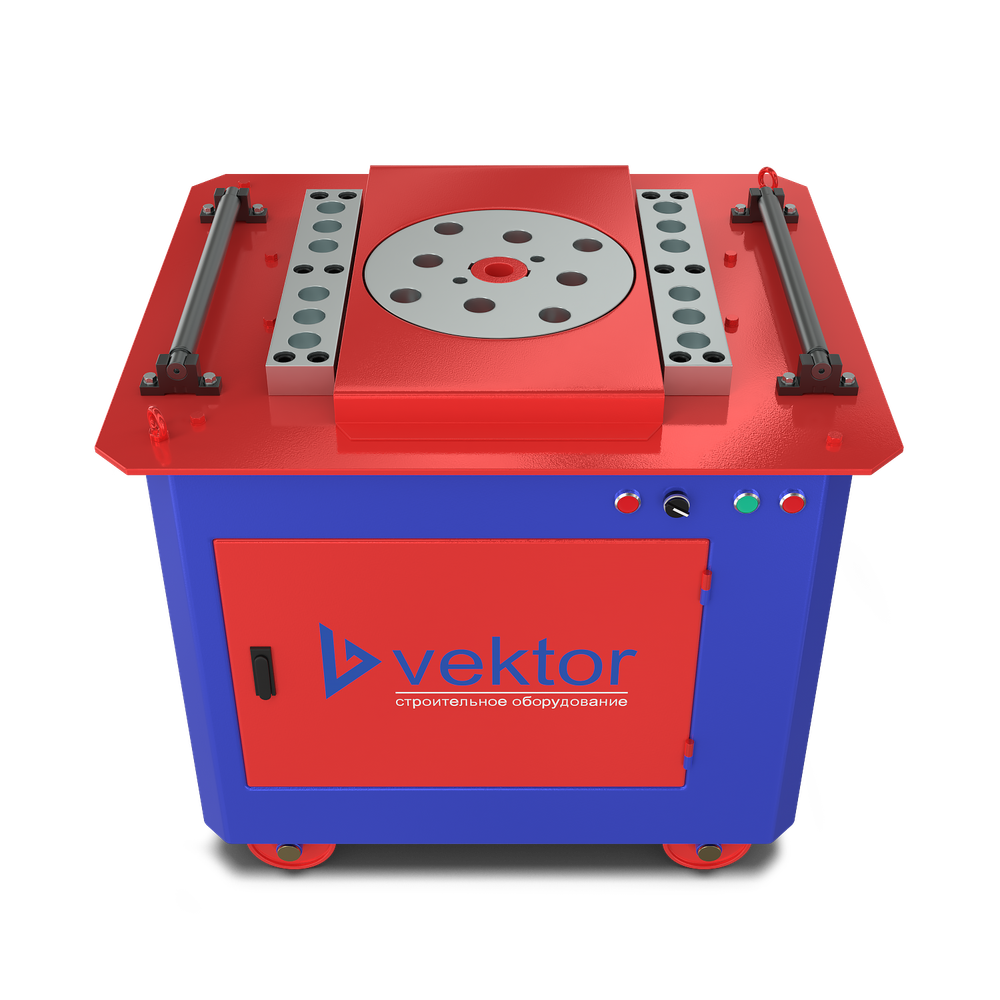 Станок для гибки арматуры Vektor GW40 с доводчиком - [3 кВт / до 36 мм / с концевиком]