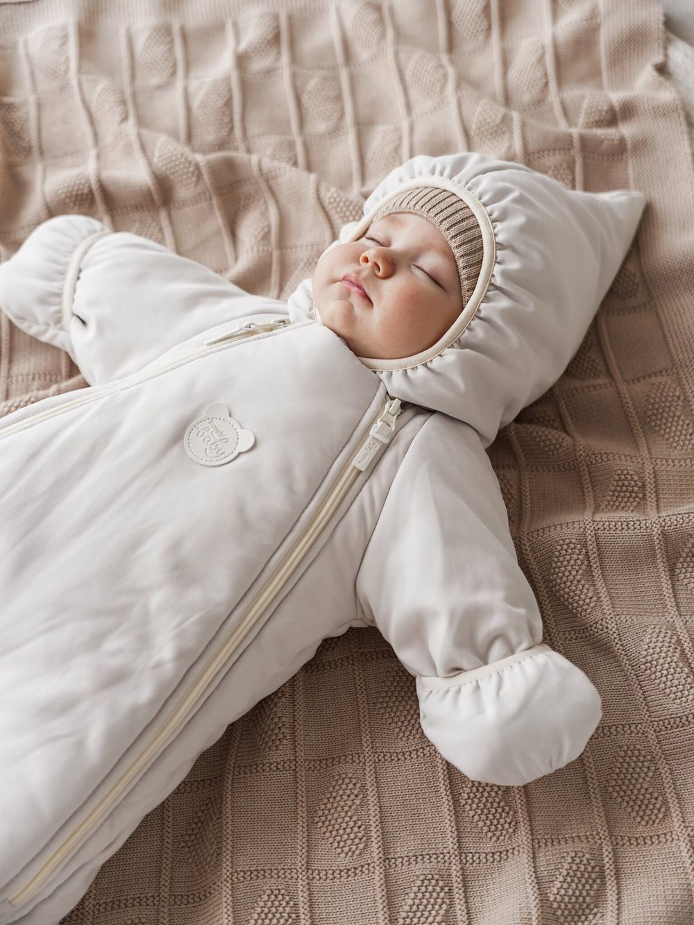 Комбинезон демисезонный с закрытой ножкой "Тофу" 0+