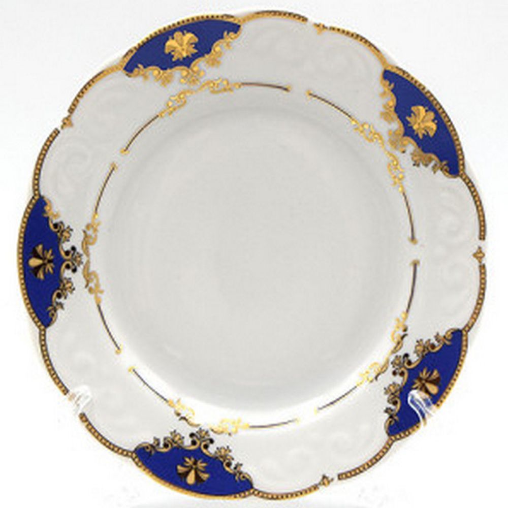 Тарелка мелкая "БАРОККО ТОН СИНИЙ (Надежда)" 17,5 см, Беларусь.