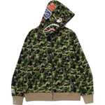 A Bathing Ape Bathing Ape Sweatshirts Moderate No Fleece Lined Zip Closure 0zxswmx08151p черный зеленый