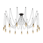 Citilux Эдисон CL451151 Люстра паук Венге Бронза