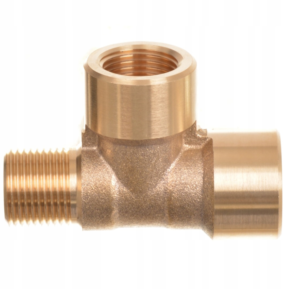 Тройник лат. 3/8"В х 1/4"В х 3/8"Н (никель)