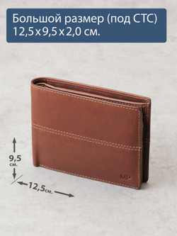 B240037R COGNAC - Портмоне с RFID защитой MP