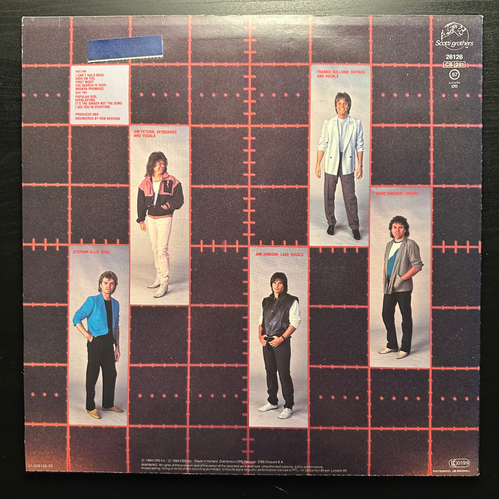 Survivor - Vital Signs (Голландия 1984г.)