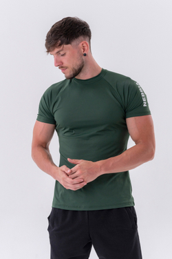 Мужская футболка Nebbia Sporty Fit T-shirt “Essentials” 326 D.green