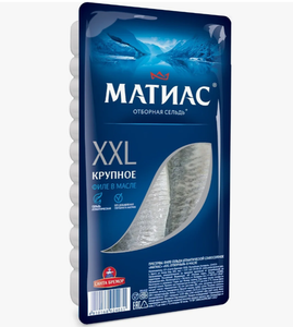 Филе сельди Санта Бремор Матиас деликатесное отборное XXL 300 г