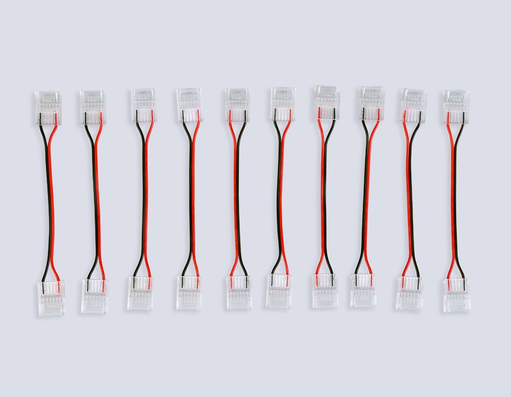 Ambrella Соединитель гибкий двухсторонний COB 12/24V для лент 12mm GS7898 (2 конт.) (10шт. в комплекте) LED Strip 24V GS7898