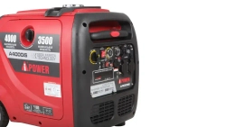 Генератор бензиновый инверторный A-iPower A4000IS электростартер 4 кВт 230В однофазный с электростартером, дистанционным запуском и выдвижной ручкой