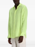 Рубашка MC Saint Barth Pamplona желтый неон