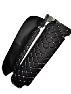 Чехлы на козырьки Газель Next и Газон Next (белая Бабочка)