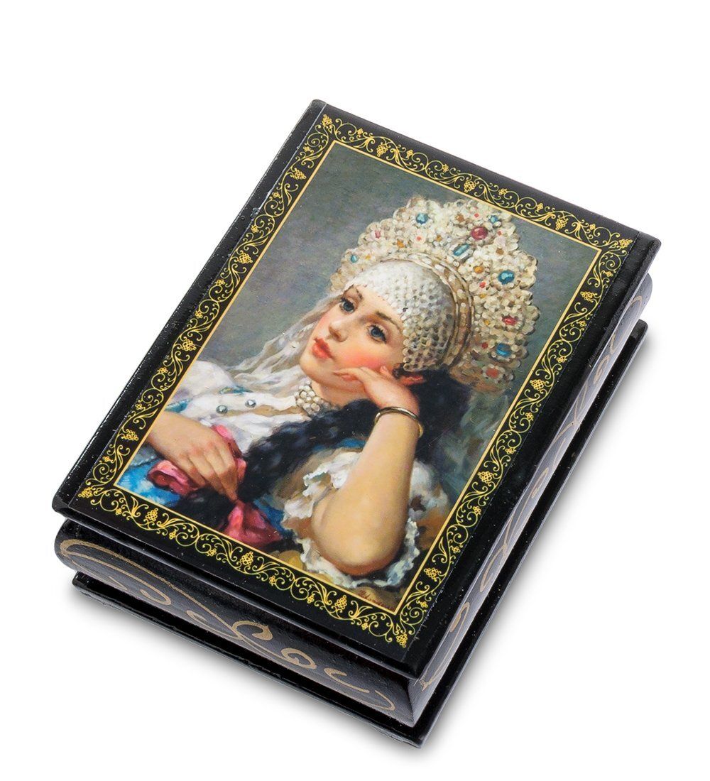 Народные промыслы ШК-11/ 2-O Шкатулка в технике декупаж (8х10х4)