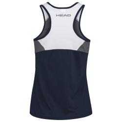 Футболка для девочки теннисная Head Club 22 Tank Top G - небесный