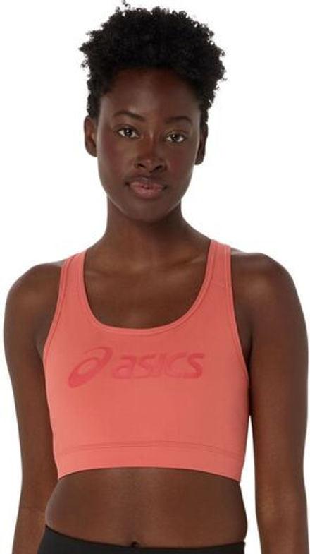 Теннисный бюстгальтер Asics Essential Logo Padless - dark pink clay