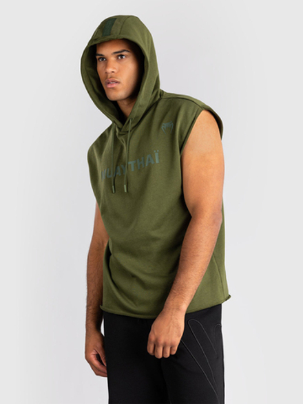 Худи без рукавов Venum Muay Thai VT Military Green