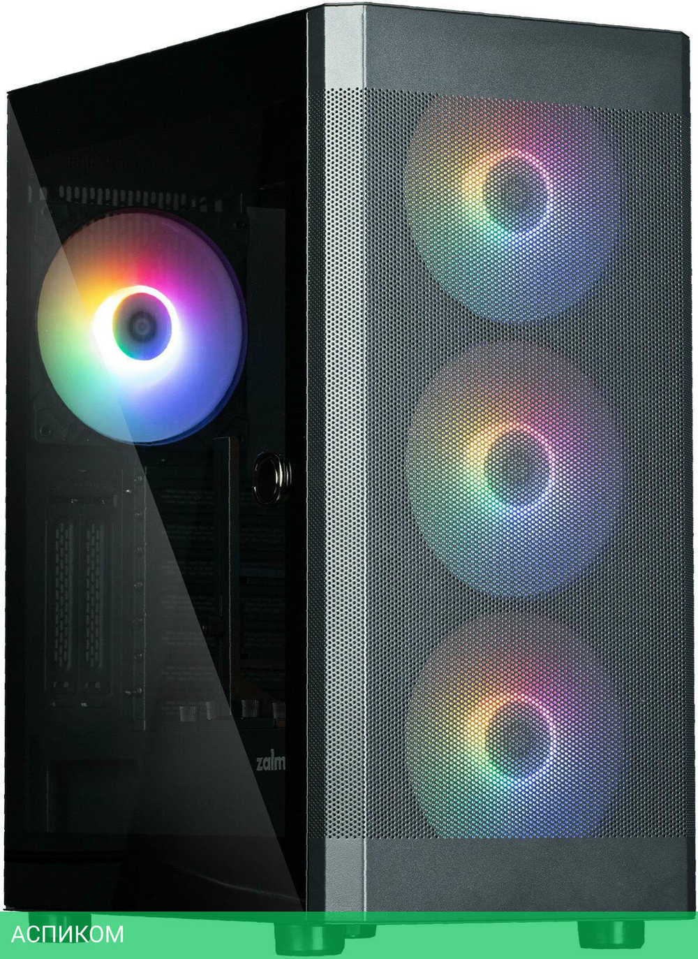 Корпус Zalman I4 TG без БП черный