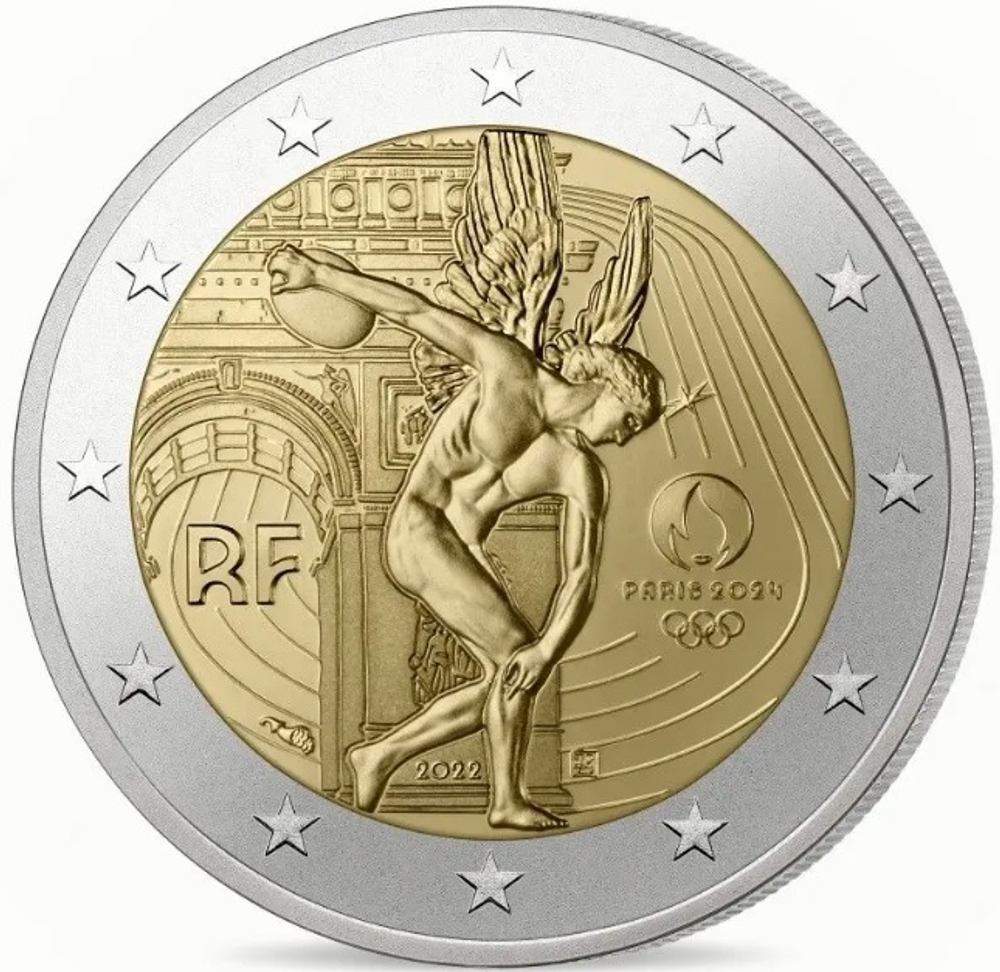France 2 Euro 2022 – 2024 Summer Olympic Games in Paris (BU, Coincard)