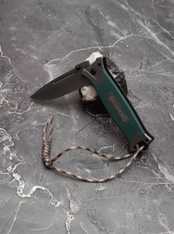 Тактический складной нож Browning Зеленый