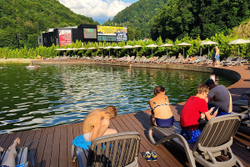 Шезлонг Nardi Eden с подлокотниками, белый