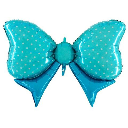 Бант голубой