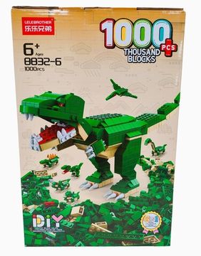 Конструктор «Динозавр» 6 в 1 , 1000 деталей
