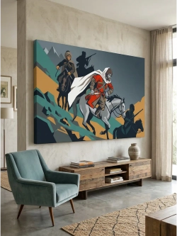 Холст - Черкесы в походе